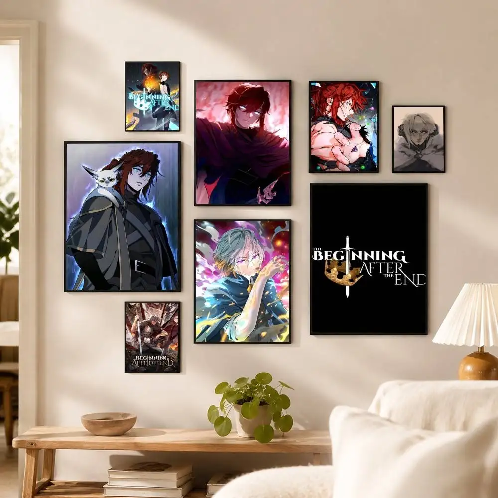 T-The Beginning After The E-End Poster High Quality Dorm Living Room Aesthetic Wall Decoration Painting Stickers Gift