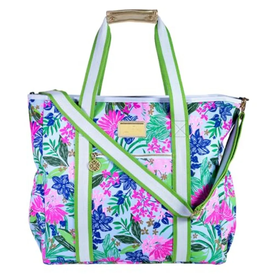 

Beach and Picnic Cooler Insulated Bag with Adjustable Shoulder Strap and Zipper Large Soft Cooler