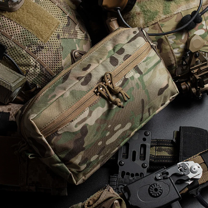 GP Sub Bag (Wide), Outdoor Net Bag, Zippered Magazine Bag, Molle Mount, Adaptive Waistband,Tactical Vest, Cordura Material