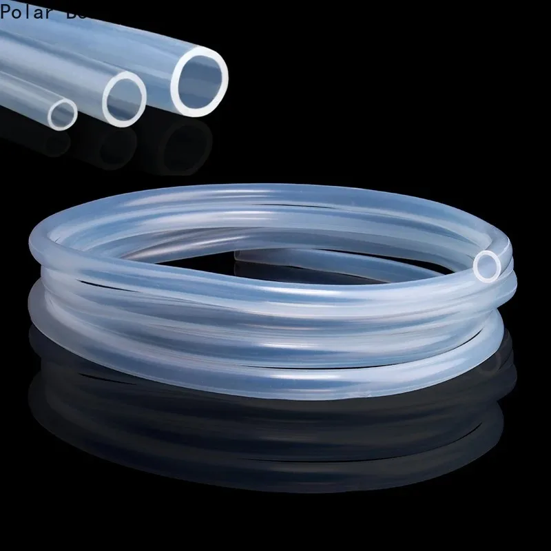 

2 4 6 8 10 12 Transparent 5 Meters Food Grade Silicone Tube Flexible Rubber Garden Shower Hose Aquarium Soft Tubing Gas Pipe