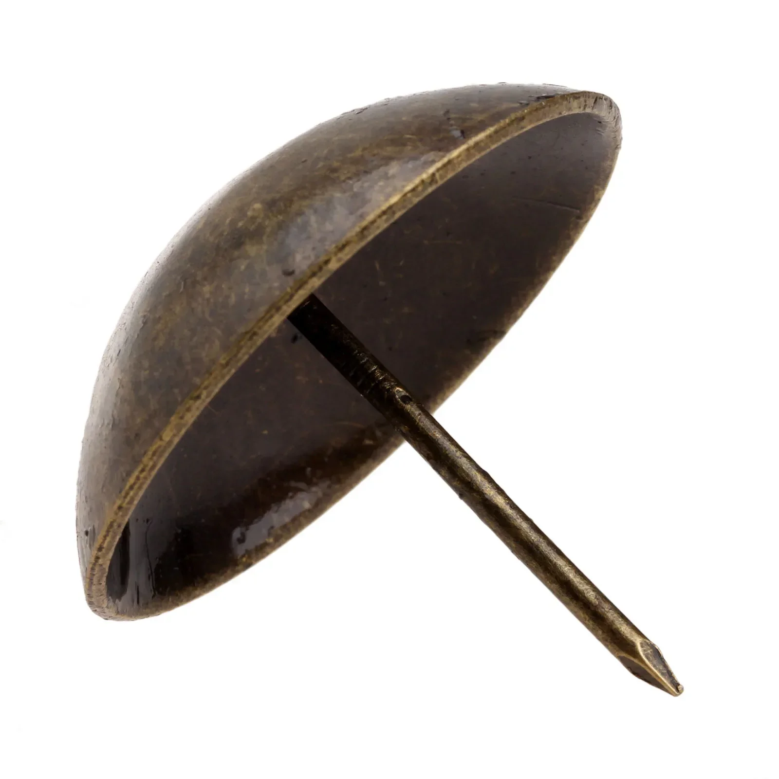 1Pc 40MM Antique Brass Upholstery Nail Decorative Upholstery Tacks Stud Jewelry Wooden Box Furniture Decorative Pushpin Doornail