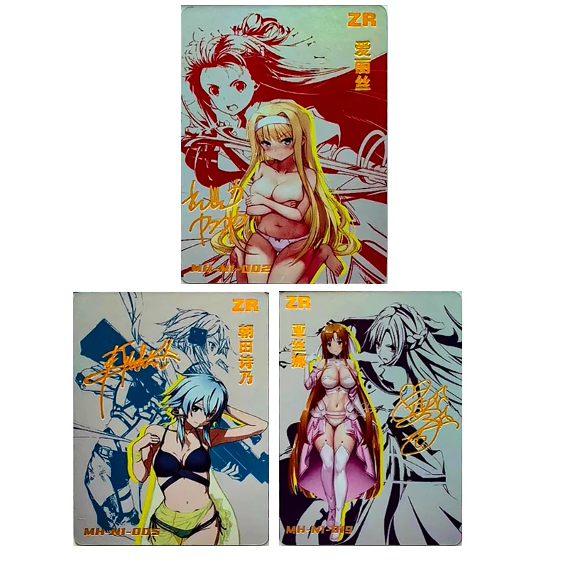 Goddess Story K1 ZR 40Pcs/set Mai Shiranui Kochou Shinobu Kochou Shinobu Ram Lam Anime Boy\'s Favorite Cards Holiday Gifts