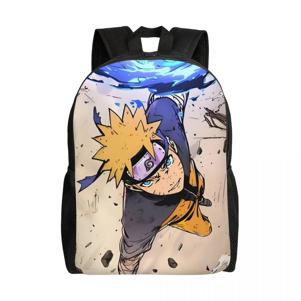 

Custom Anime N-Narutoes Laptop Backpack Women Men Basic Bookbag for College School Student Bags