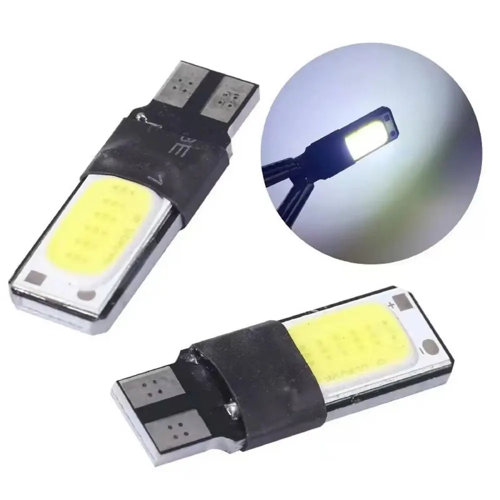 2pcs Canbus Error Free Mini Signal Lamp LED COB T10 License Plate Lamp Car Bulb High Quality White Side Lamp Car