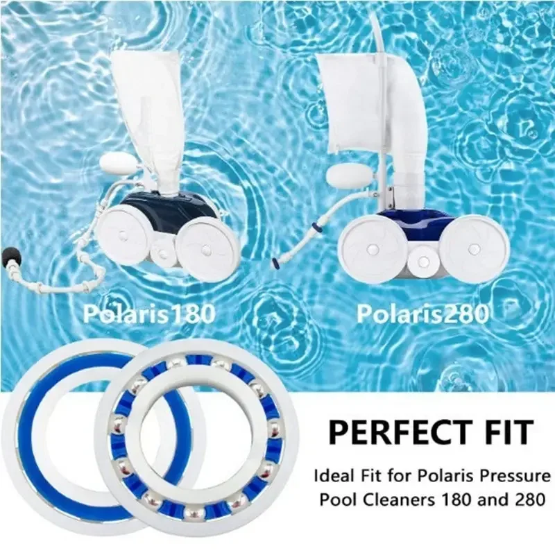 

2/4/10Pcs Swimming Pool Cleaner Wheel Bearing Part Roller Bearing Replacement Parts for Polaris 180 280 C60 C-60 Pool Parts Tool