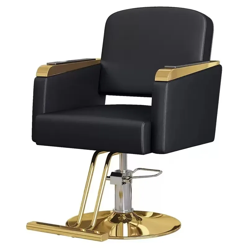 

2026 Modern Leather Reclining Barber Chair for Barbershop and Salon Professional Hairdressing Styling