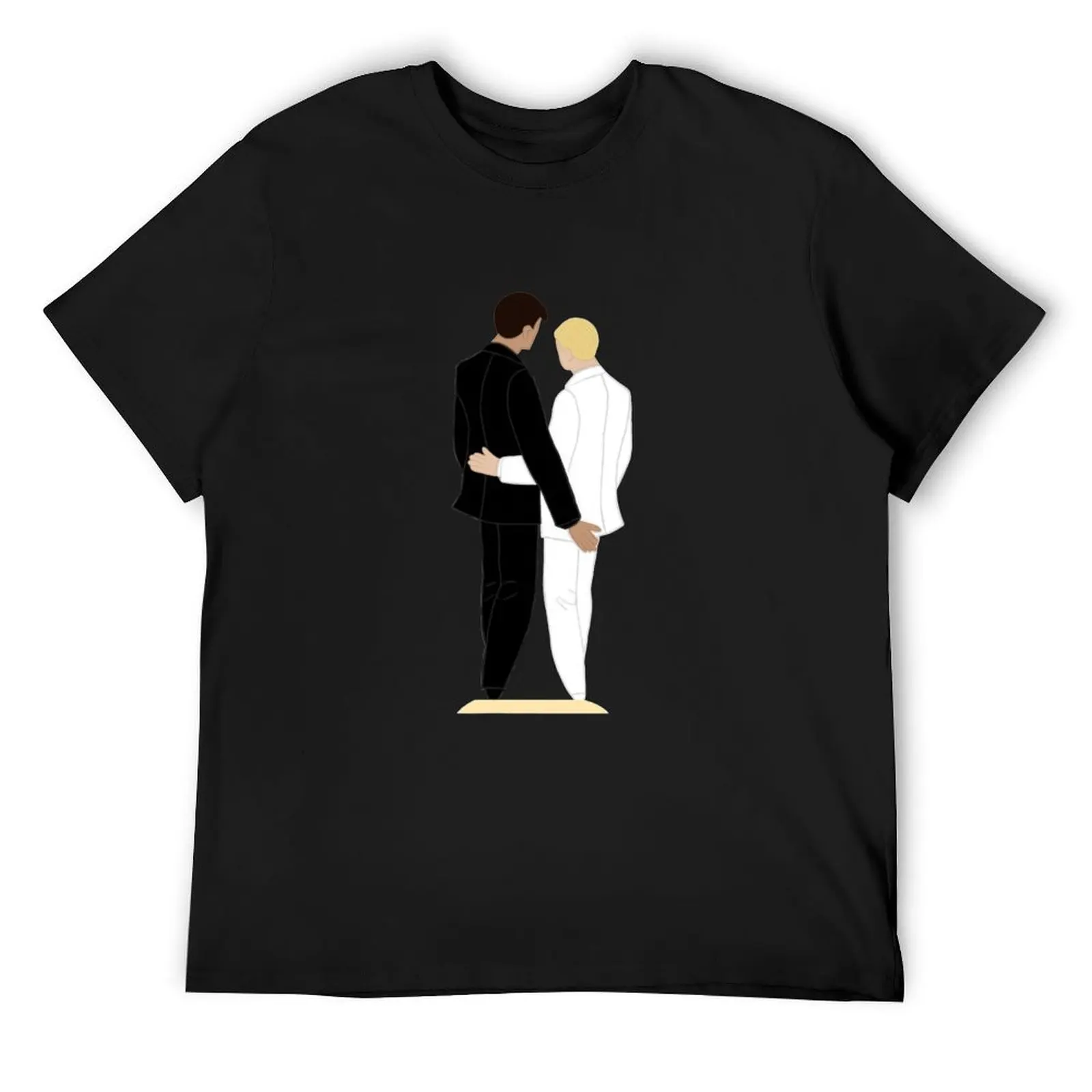 Bensen Butt-Grab Cake Topper T-Shirt designer shirts hippie clothes t shirts for men cotton