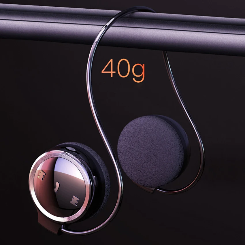 Neckband Sports Wireless Bluetooth Earphones Stereo Headphones MP3 Music Player Headsets TF Card Handsfree Mic for iPhone Xiaomi