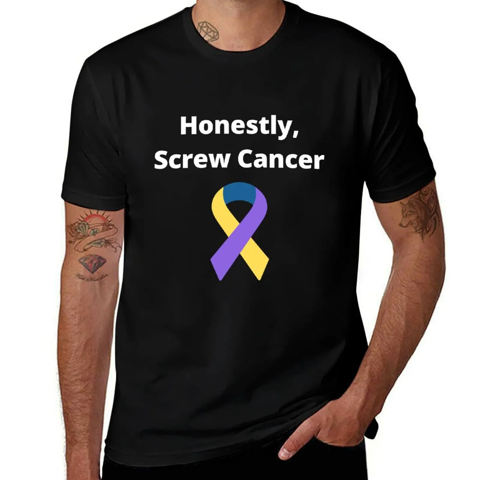 

Bladder Cancer Awareness T-Shirt t shirt men 100% cotton luxury brand men t shirt cotton 100% t shirt man casual T-shirt