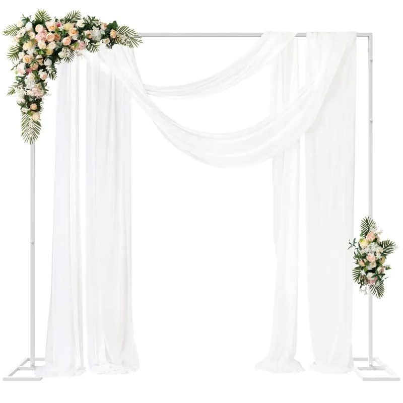 Ceremony Rectangular Balloon Arch Stand Kit Metal Wedding Arch Backdrop Stand For Wedding Birthday Party Anniversary Decoration