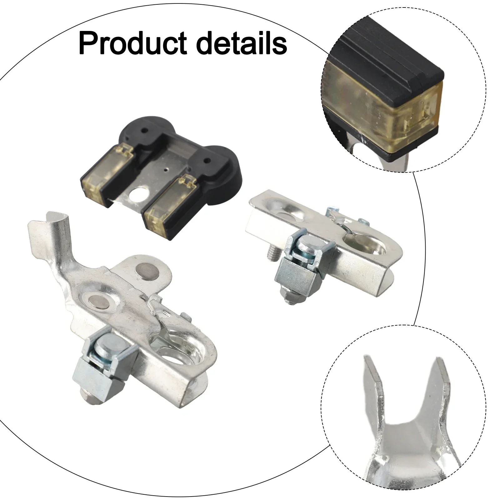 

Battery Fuse And Positive & Negative Battery Terminal Clamps For Ford F150 11-14 OEM Number BT4Z-14450-AA+926-879+926-0101