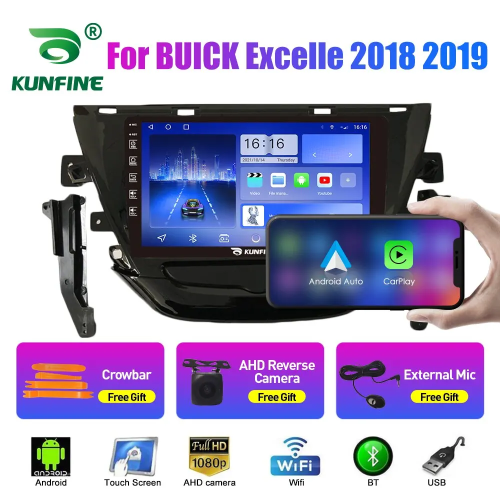 

Автомобильный радиоприемник для BUICK Excelle 18-19 2Din Android, восьмиядерный автомобильный стерео DVD, GPS-навигатор, плеер, мультимедиа, Android Auto Carplay