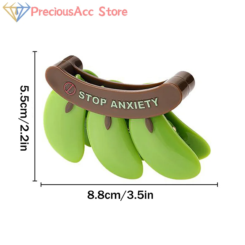 

3D Banana Food Sealing Clips Magnetic Refrigerator Decor Cute Banana Shape Plastic Food Snack Bag Sealer Kitchen Accessories