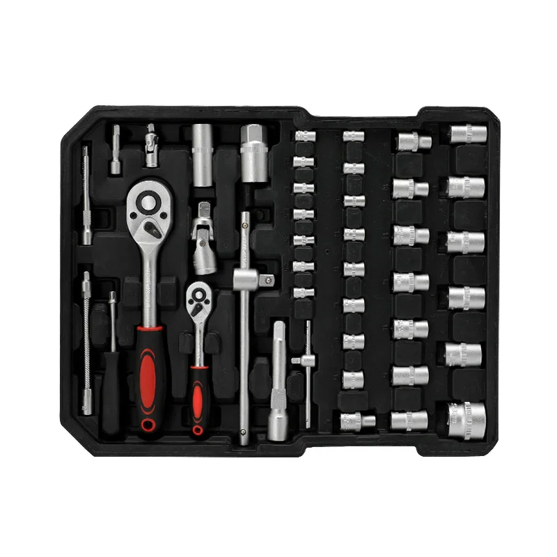 799Pcs D2 Steel Toolbox Professional Workshop Tool Set Motorcycle Hand Tools Kit For Auto Repair Maintenance Trolley