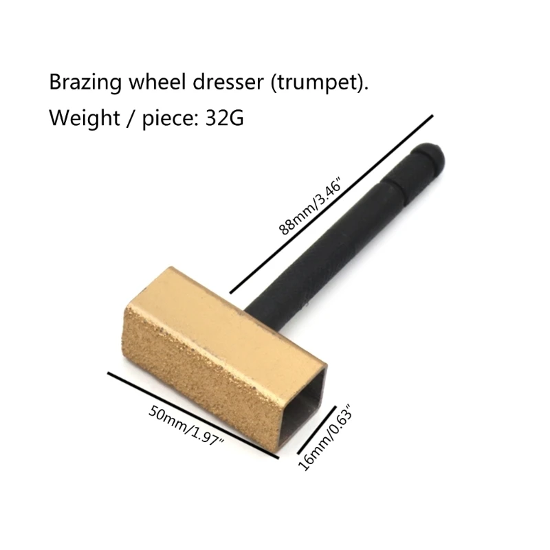 Wheel Stone Dresser Grinder Dressing addensare utensili abrasivi Dropshipping con rivestimento diamantato