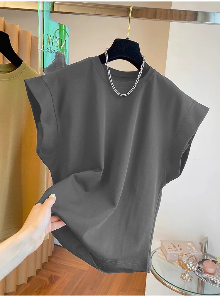 Women's Simple Solid Color Loose Tops