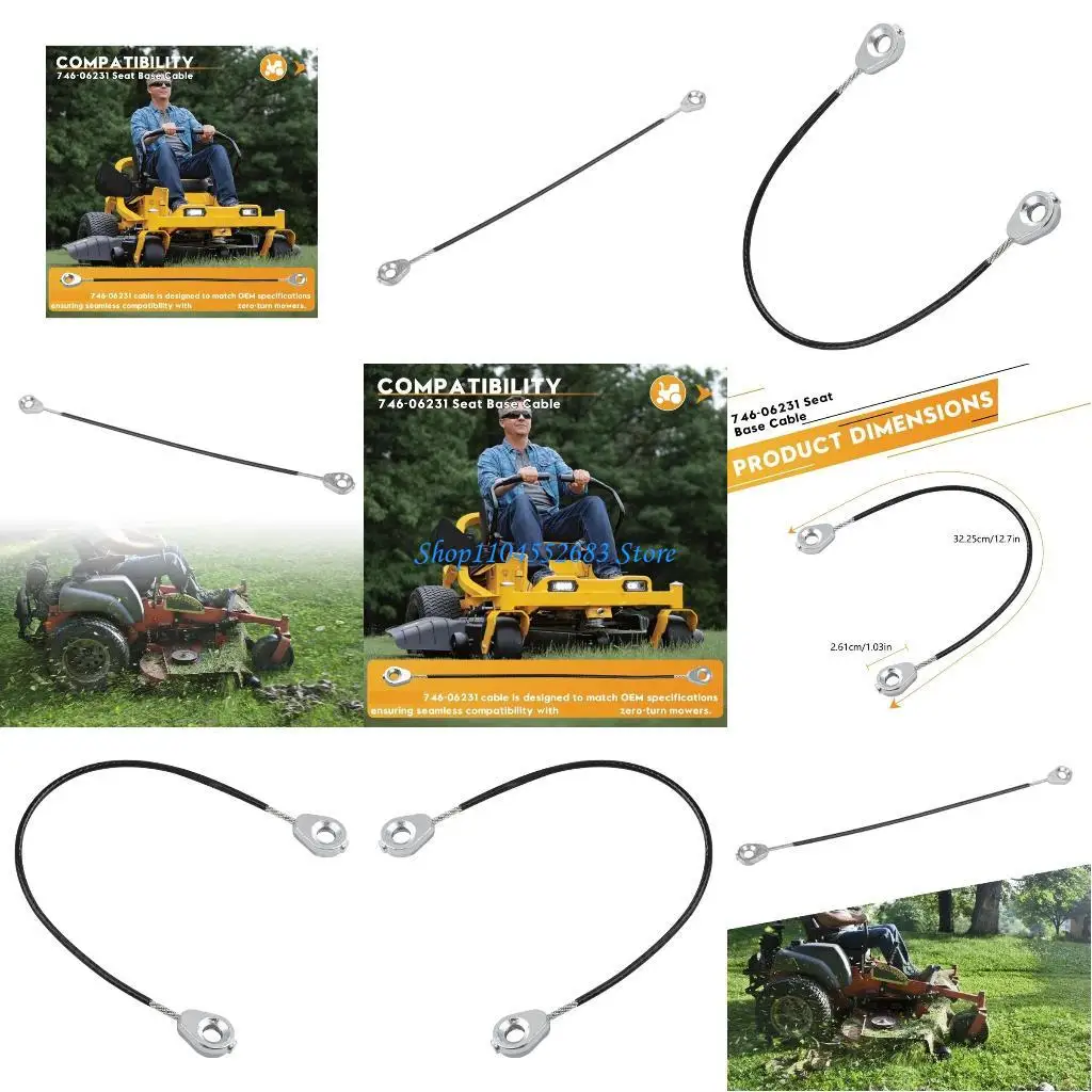 

Y6GD Base Cable Heavy dutys Steel Cores For ZT254 ZT260 ZT360 Mowers Smooth Steer