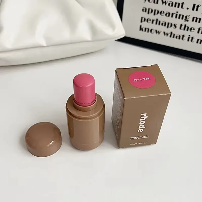 Rhode Pocket Blush LIP Stick Lip & Cheek Hydrating Stick Natuurlijke Rouge Poeder Blush Crème Lipstick Wangen Makkelijk Aan te Brengen Kleur