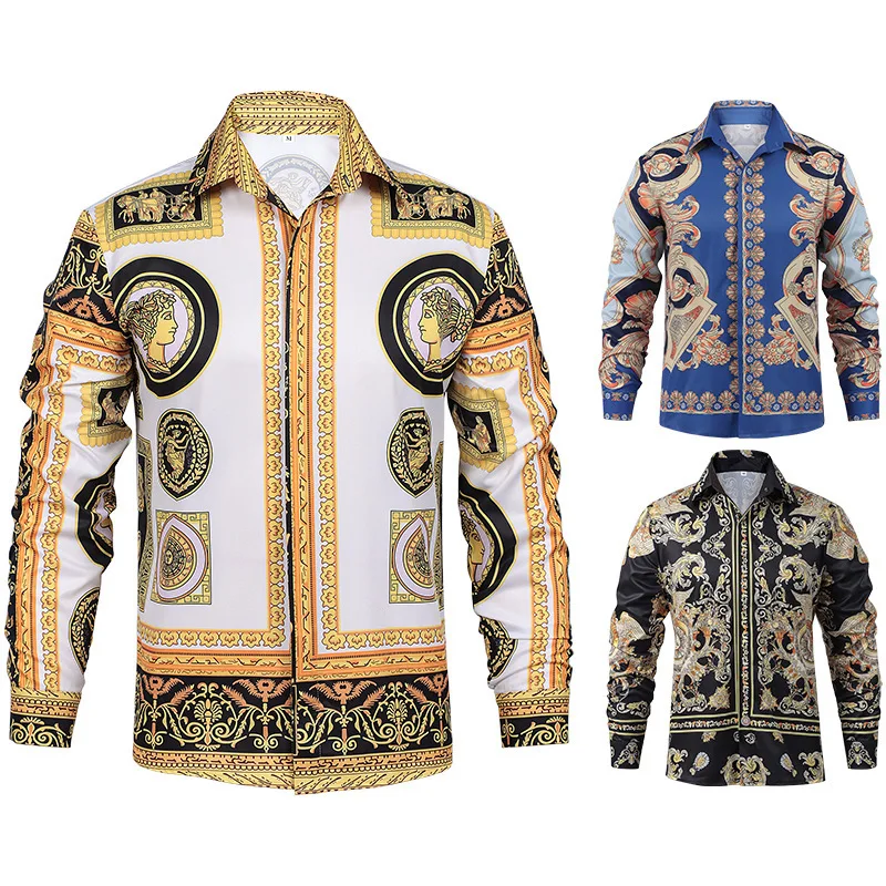 

Spring And Autumn Men's Renaissance-style Clothing Shirt Medieval Steampunk Pirate Jacket Innerwear