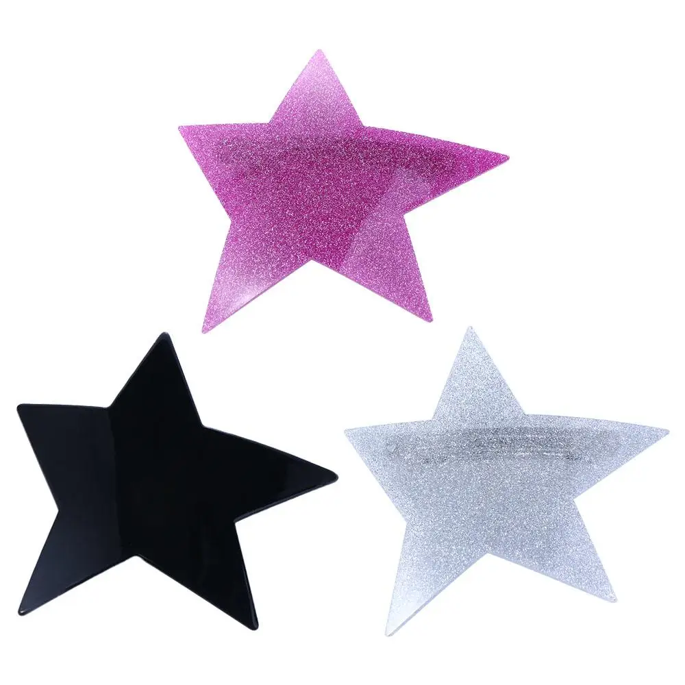 Temperament Side Clip Spring Clip Glitter Y2K Women Hair Accessories Star Hair Clip Korean Style Hair Wear Irregular