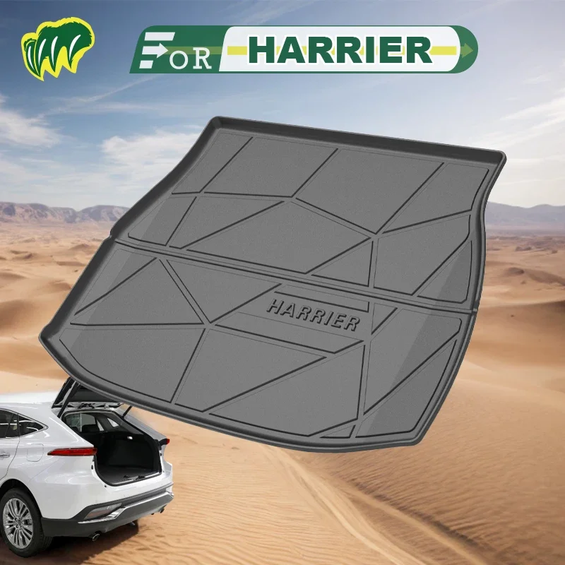 

For Toyota HARRIER 2022 2023 Custom Fit Car Trunk Mat All Season Black Cargo Mat 3D Shaped Laser Measured Trunk Liners