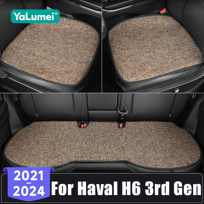 

Для Haval H6 3-го поколения GT DHT-PHEV 2021 2022 2023 2024: Дышащие накладки-чехлы на передние и задние сиденья, защитные аксессуары