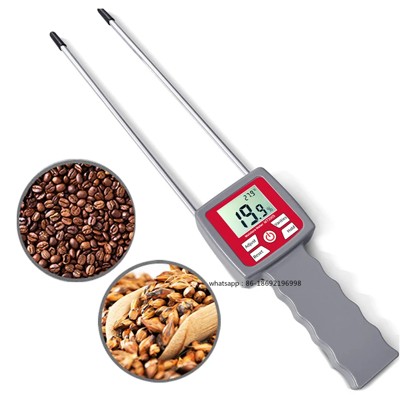 Moisture Meter for Grain Paddy Rice Corn Maize Seed Digital Cacao Moisture Analyzer Cocoa Bean Green Coffee Moisture Tester