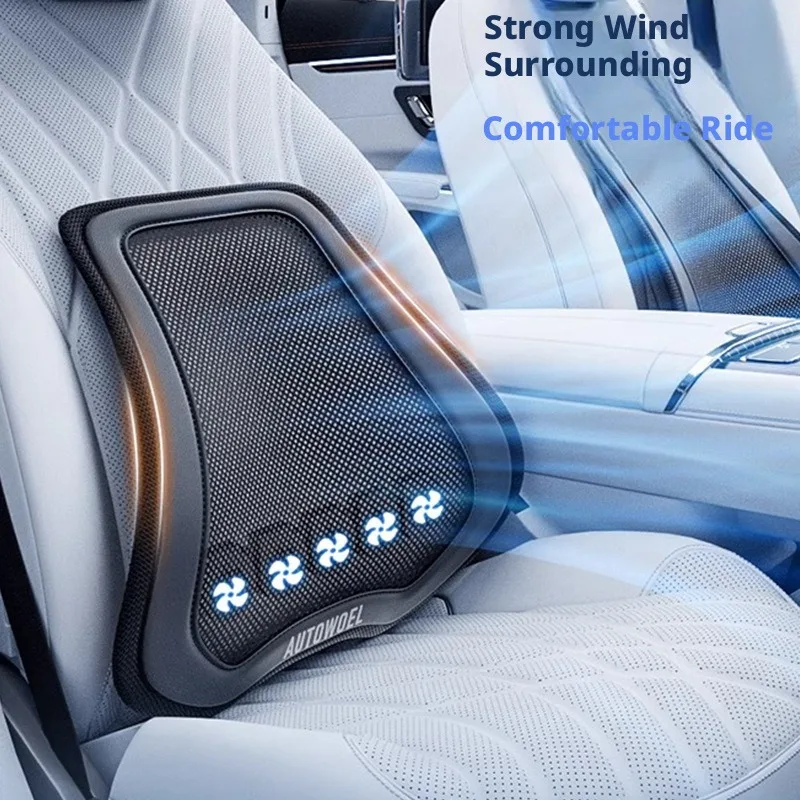 

Breathable Lumbar Support Pillow for Car Seat Office Chair Ergonomic Lower Back Pain Relief Cushion for Driving Long Sitting