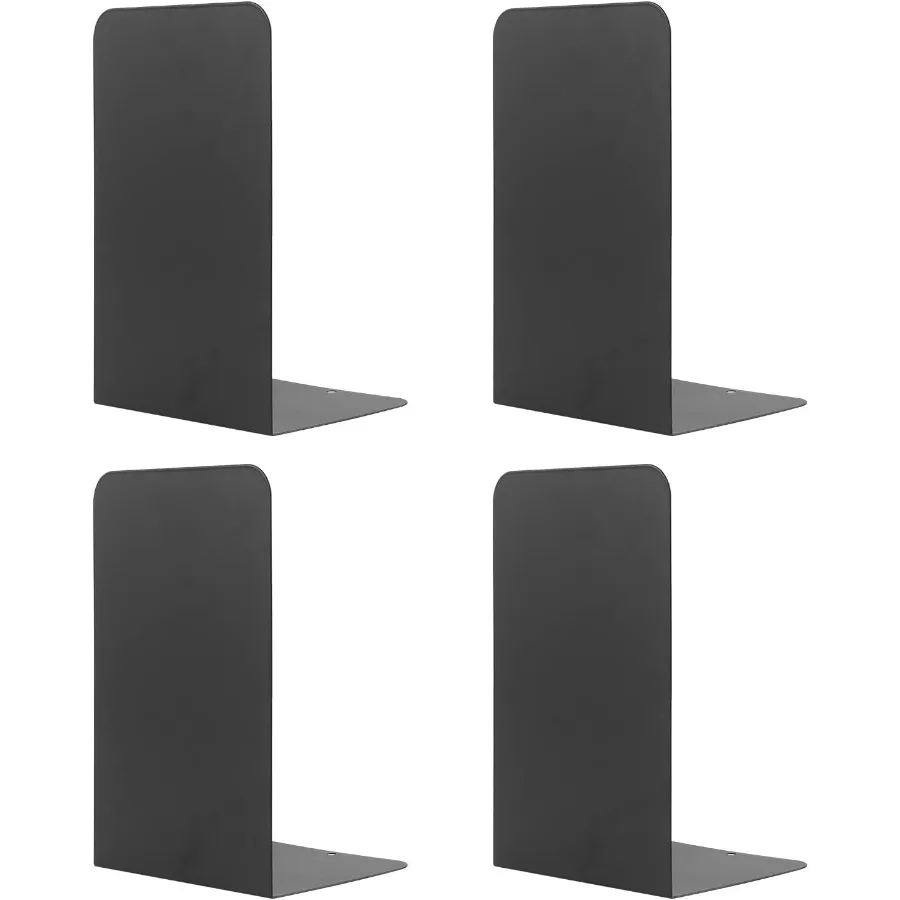 نهايات الكتب لأرفف الكتب، نهايات الكتب لأطراف الكتب المكتبية للكتب الثقيلة، نهاية الكتب المعدنية تدعم الطراز البسيط الحديث #1