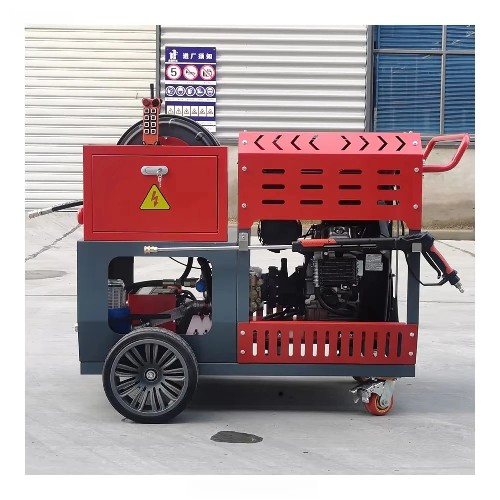 Large Sewer Drain Pipe Cleaning Machine Duct Cleaning and Pipe Washer Industrial Equipment