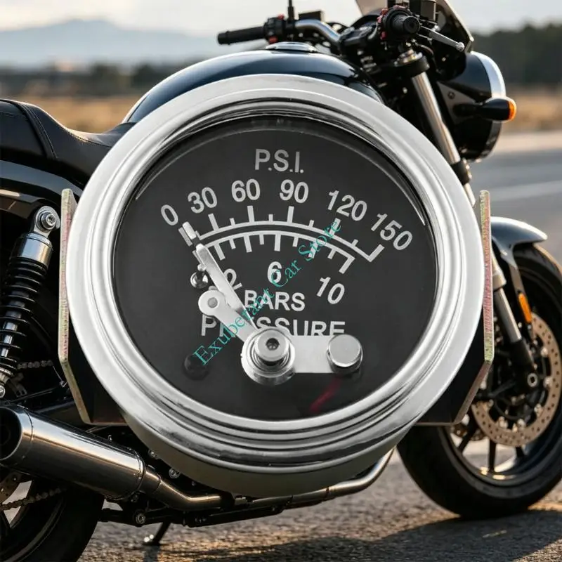 2 Inch Oil Pressure Meter Including Manual Warning Modification And Anti scowl Cover For Engine execution Monitoring