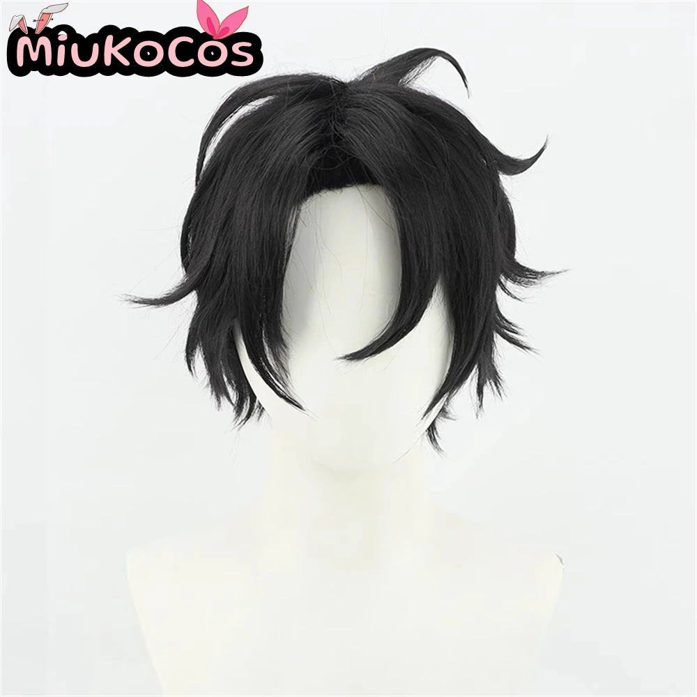 متوفر في المخزون Kou Yamori Akira Asai شعر مستعار تأثيري MiukoCosplay أنيمي نداء الليل تأثيري #2