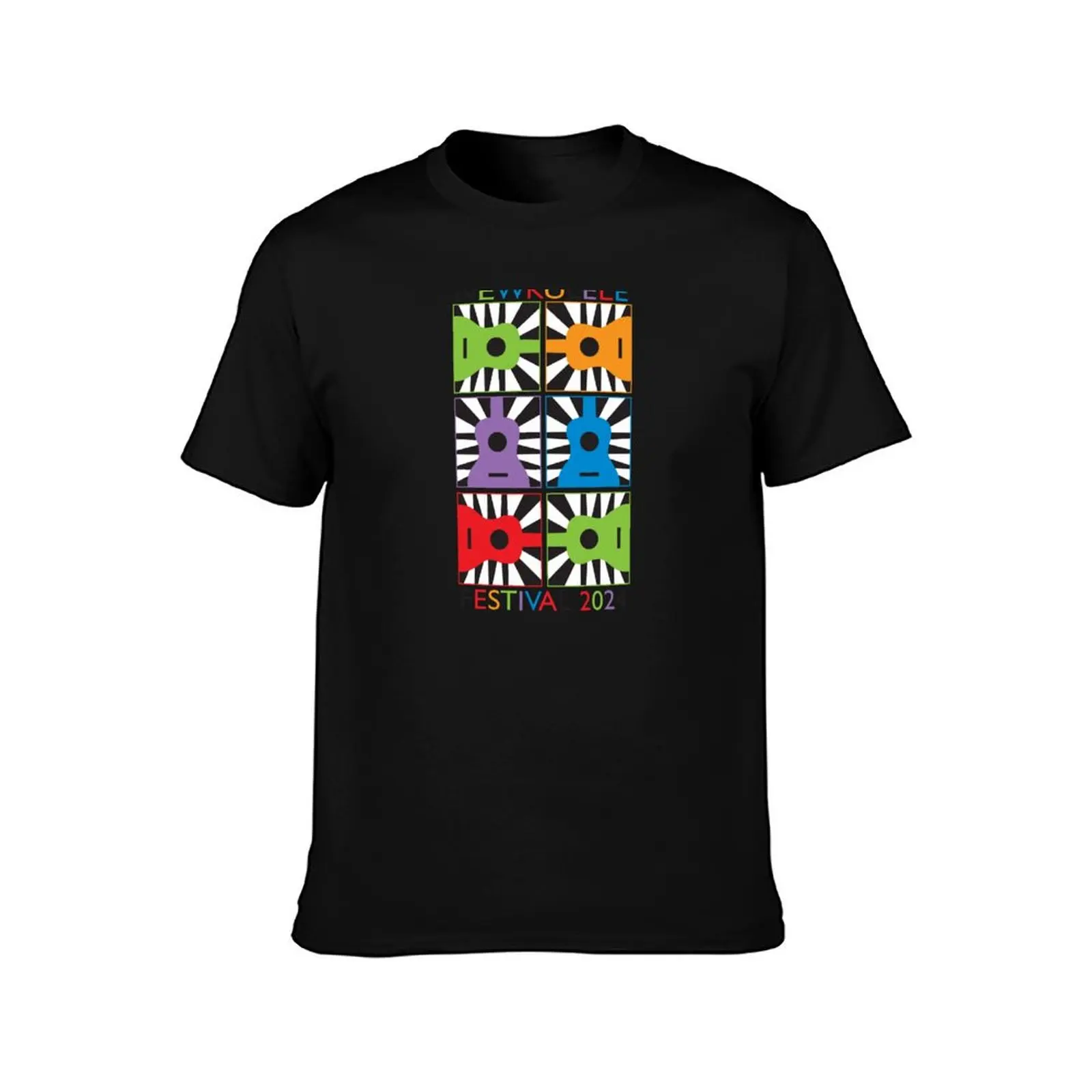 Six is better than one ukulele T-Shirt blue lock sublime t shirts for men