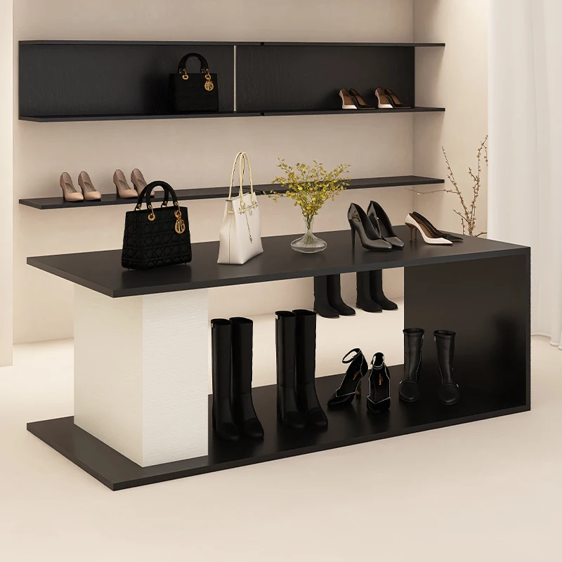 

Clothing store Nakajima table black flowing water platform women's clothing store flowing water platform Internet celebrity shoe