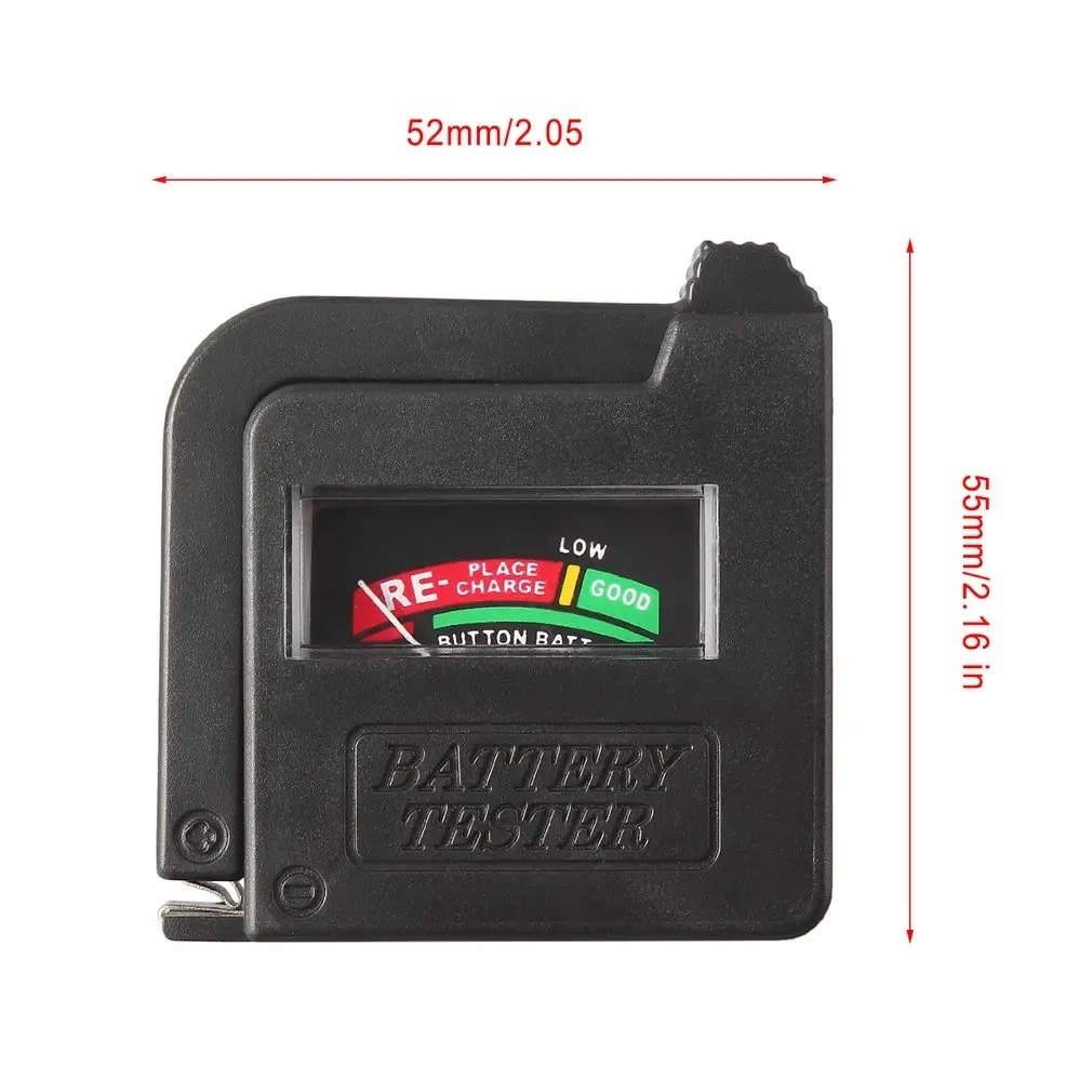 Imagem -03 - Universal Botão Célula Bateria Volt Tester Verificador Indicador Universal Testador de Bateria para 9v 1.5v e Botão Célula Aaa aa Bt860