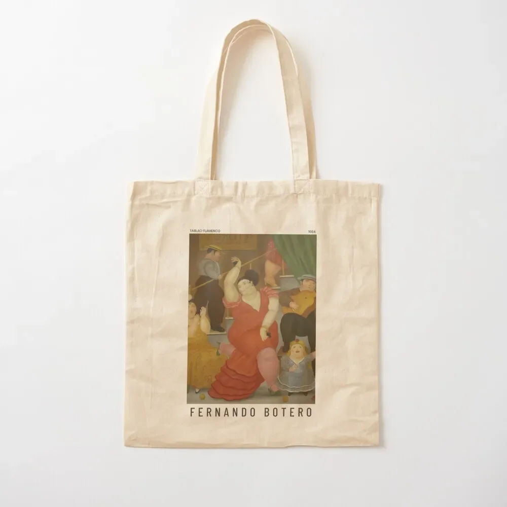 

Fernando Botero - Tablao Flamenco - Exhibition Poster Tote Bag Candy bags eco pack Gift bags Tote Bag