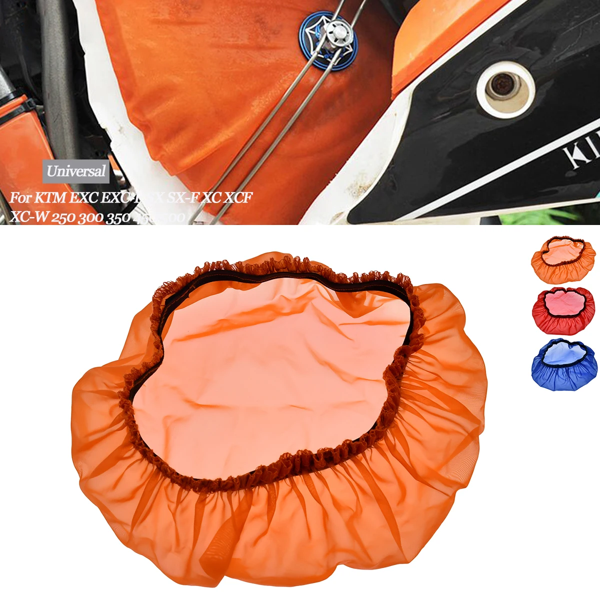 Motorcycle Air Filter Cover Dust Sand Cover Engine Cleaning Protector For KTM EXC EXC-F SX SX-F XC XCF XC-W 250 300 350 450 500