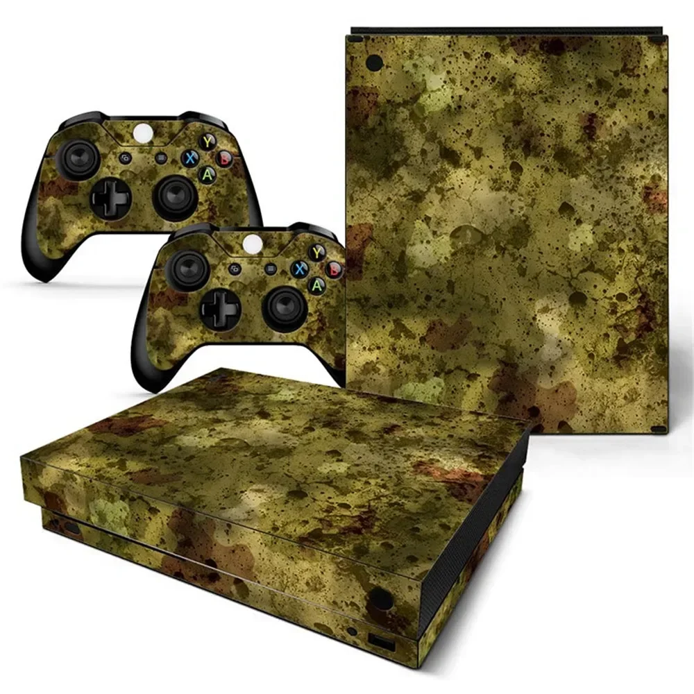 Autocollant de peau de couverture en PVC pour console et manettes Xbox One X, livraison directe