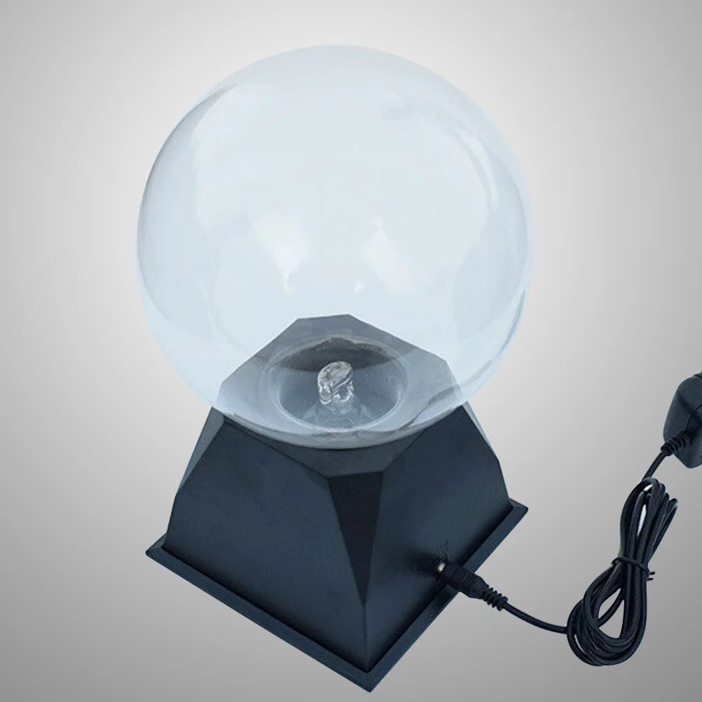 8 Zoll Plasmaball-Lampe, Lichtkugel, aktiviert, pädagogische Wissenschaft, für Kinder, Heim- und Bürodekoration, blaues Licht