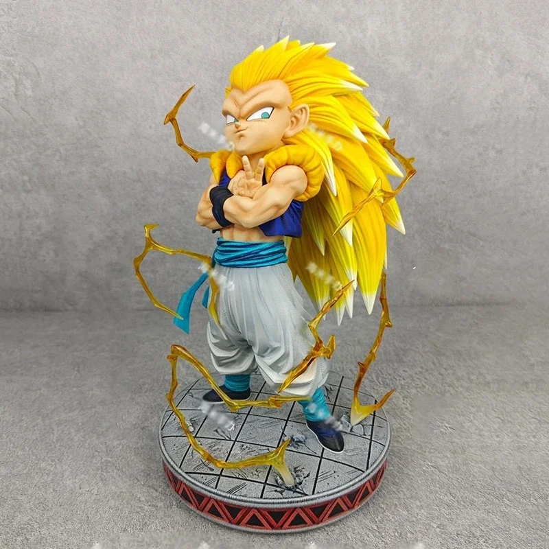 Figuras de acción de Dragon Ball GK Super 3 Gotenks, modelo de Anime de PVC, colección de adornos, juguetes, regalos de cumpleaños para niños