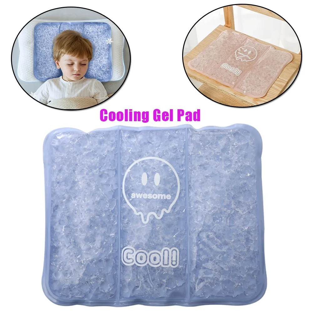 

Cold Pad Foldable Gel Cooling Sheet Reusable Water Pad Multi-purpose Seat Cold Cushion for Watching TV Outdoor Home Camping