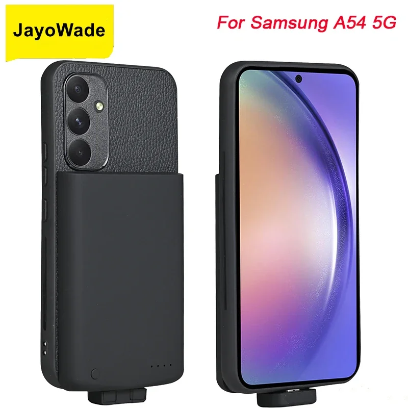 JayoWade 5000Mah Battery Charger Case For Samsung Galaxy A54 Power Case A54 5G Power Bank Phone For Samsung A54 Battery Case