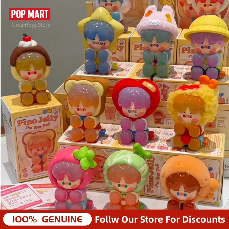 

Genuine Pop Mart Pino Jelly I Am Your Doll Series Blind Box, Cute Kawaii Doll Trendy Figure Home Decor Birthday Gift For Fans
