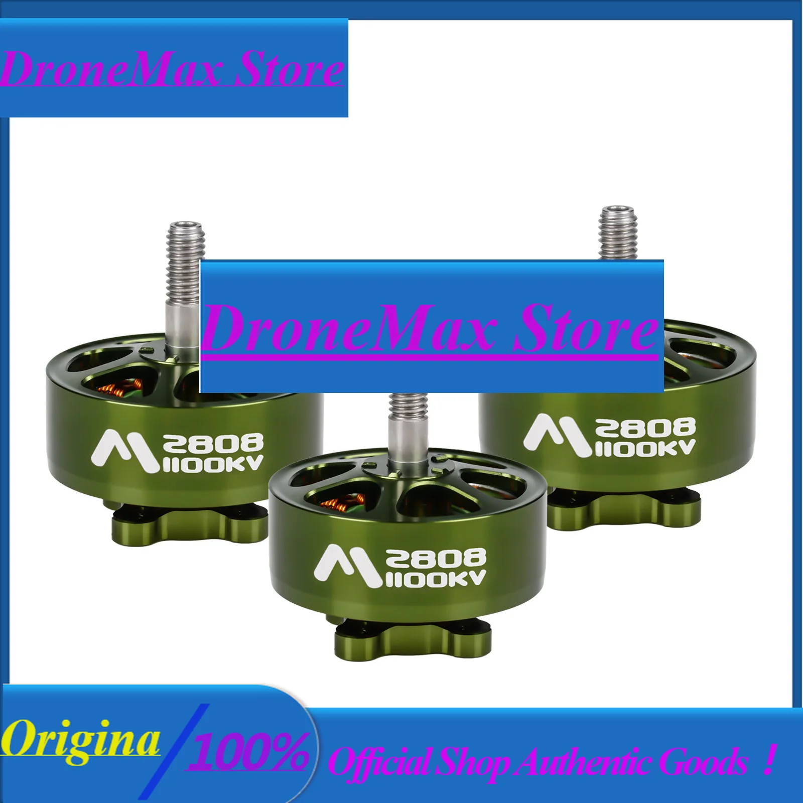 DrMasFLASHHOBBY Mars 2808‑1100KV Brushless Racing Motor Manufactured By 20‑Year‑Old Motor Factory