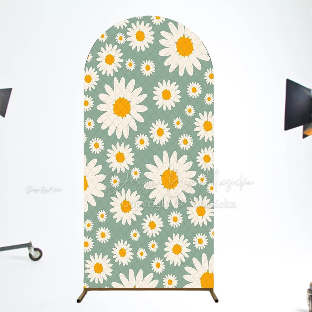 Mocsicka ดอกไม้งานแต่งงาน Arch ฉากหลังฝาครอบเด็กทารกฝักบัวผู้หญิงวันเกิด Photo โค้งพื้นหลังการถ่ายภาพ Decor Prop