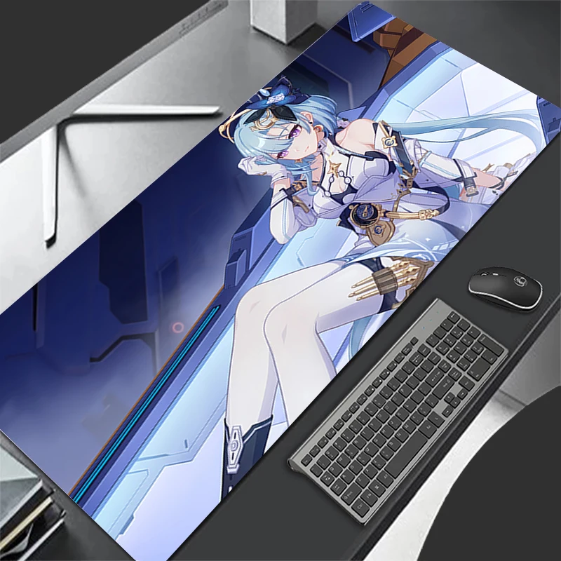 Mousepad Computer Gaming H-honkai Impact 3 Accessories Cartoon Keyboard Pad Office PC Rubber Mouse Pad Decoracion Desk Mouse Mat