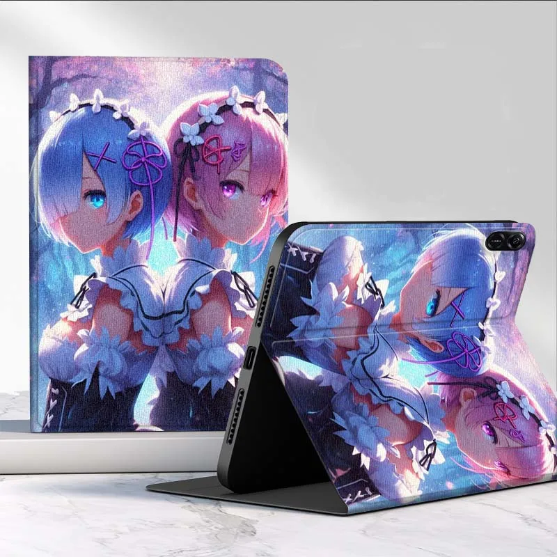 

Rem Anime Beautiful Sparkling For Huawei MediaPad 3 12 Air SE M6 M5 Lite Pro 10.4 10.8 11 11.5 12.6 13.2 Inch 5G Tablet Case