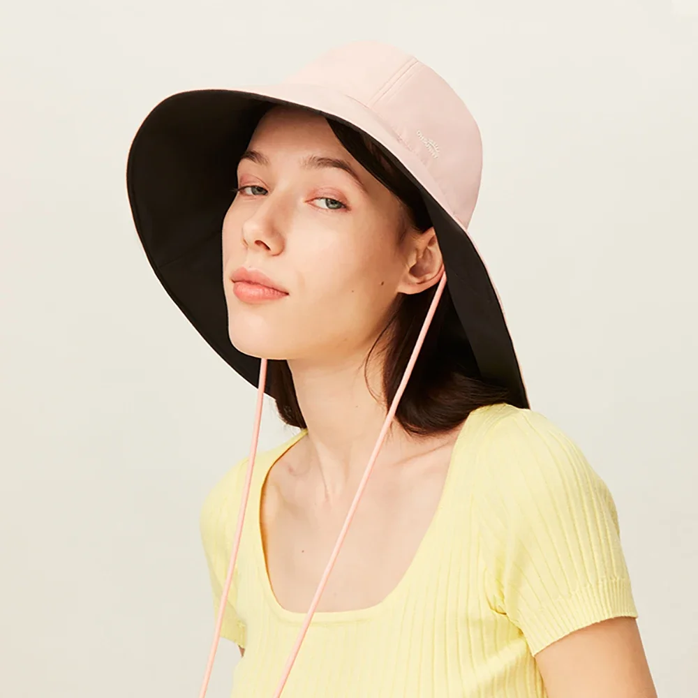 OhSunny Sun Protection Bucket Hats Large Brim Sunhat Professional UPF1000+  Women Summer New Fashion Anti-UV Beach Cap