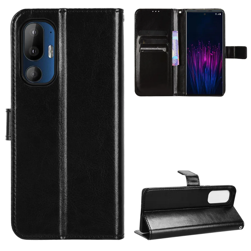 For HTC U24 U23 U12 Pro / Desire 22 21 20 Pro / 20 19 12 Plus 19S Case Luxury Wallet Book Stand Leather Phone Shell Back Cover