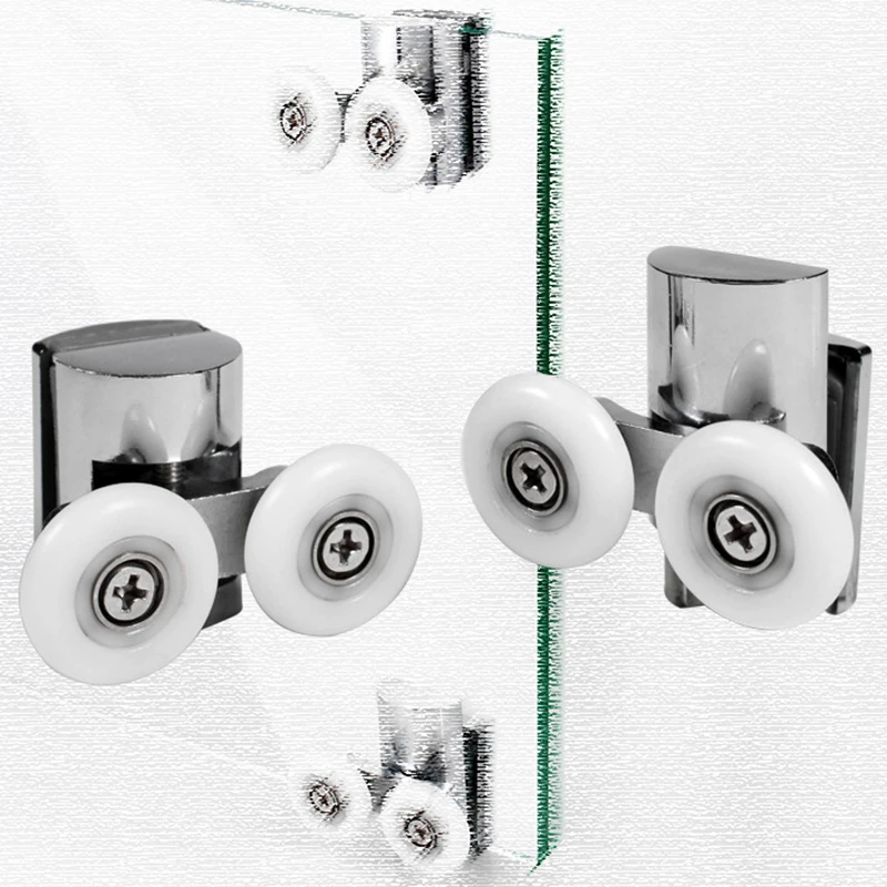 Runners Wheel Shower door Hardware Home Slide roller Spare Supplies Top Upper/lower 23mm Bathroom Bottom